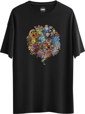 Noicasuale Muppets World  Tasarım Dijital Baskılı Regular Relax T-Shirt