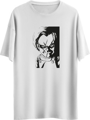 Noicasuale Chucky  Tasarım Dijital Baskılı Regular Relax T-Shirt