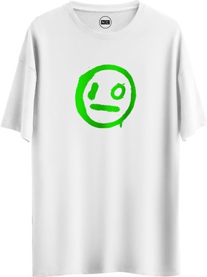 Noicasuale Smile Trip Green  Tasarım Dijital Baskılı Regular Relax T-Shirt