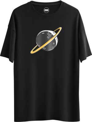 Noicasuale Gezegen  Tasarım Dijital Baskılı Regular Relax T-Shirt