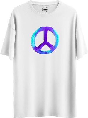 Noicasuale Peace  Tasarım Dijital Baskılı Regular Relax T-Shirt