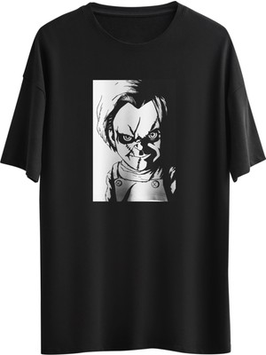 Noicasuale Chucky  Tasarım Dijital Baskılı Regular Relax T-Shirt