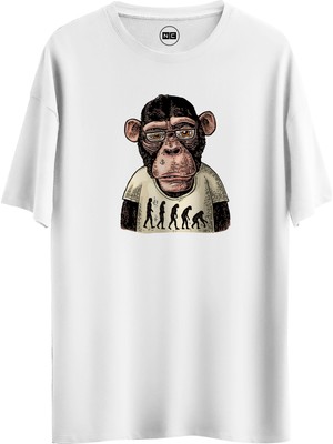 Noicasuale Monkey Maymun  Tasarım Dijital Baskılı Regular Relax T-Shirt