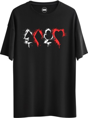 Noicasuale Poker Card  Tasarım Dijital Baskılı Regular Relax T-Shirt