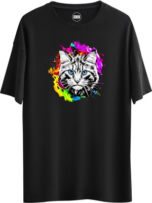 Noicasuale Cat Trip  Tasarım Dijital Baskılı Regular Relax T-Shirt
