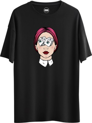 Noicasuale Eye Trip  Tasarım Dijital Baskılı Regular Relax T-Shirt