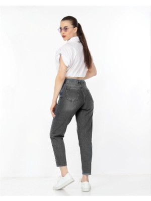 CEDY DENIM Kadın Yüksek Bel Soho Boyfriend Jean C599