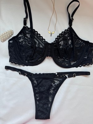 Sirius Style Siyah Bralet Takımı