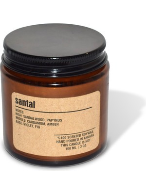 Basement : Kokulu Soya Mum : 200 gr : Santal