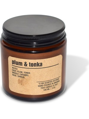 Basement : Kokulu Soya Mum : 200 gr : Plum & Tonka