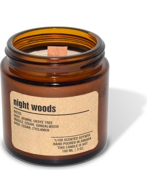 Basement : Kokulu Soya Mum : 200 gr : Night Woods