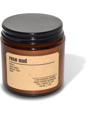 Basement : Kokulu Soya Mum : 200 gr : Rose Oud