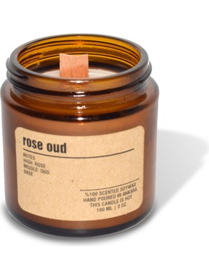 Basement : Kokulu Soya Mum : 200 gr : Rose Oud