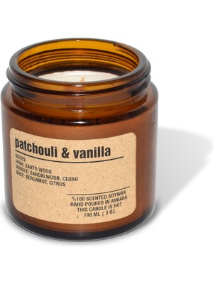 Basement : Kokulu Soya Mum : 200 gr : Patchouli & Vanilla