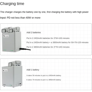 Mini 3 Pro Için Şarj Hub'ı Ekran Görüntüsü Dijital Akıllı Hızlı Şarj Mini 3 Pro Için 2 Pil Aksesuarı (Yurt Dışından)