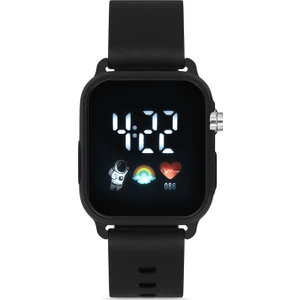 Aqua Di Polo 1987 Unisex Siyah Silikon Dijital LED Kol Saati APWR032101