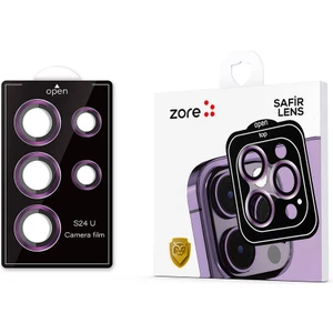 Heptek İletişim Samsung Galaxy S24 Ultra Kamera Lens Koruyucu Cam Filmi Tam Kaplama Tasarım Ultra Korumalı (Z-Kamera-Camı)