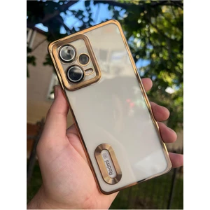 Vip Case Xiaomi Redmi Note 12 Pro (5g) Kamera Korumalı Şeffaf Logo Gösteren Kenarları Parlak Lüx Omega Kılıf
