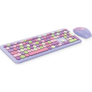 Mofii 666 2.4g Kablosuz Karışık Renkli Klavye ve Mouse SET-AL4185