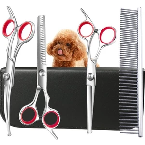Dimute Shop Evcil Hayvan Makası 6" Teddy Köpek Kesme Makası (Yurt Dışından)