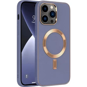 Apple iPhone 15 Pro Max Kılıf Magsafe Wireless Kablosuz Şarj Uyumlu Suni Deri Hibrit Kapak