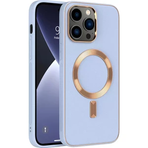 Apple iPhone 15 Pro Max Kılıf Magsafe Wireless Kablosuz Şarj Uyumlu Suni Deri Hibrit Kapak