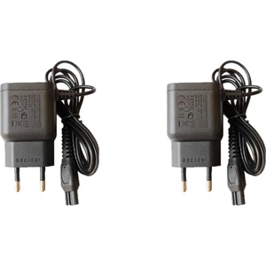 2x Duvar Ab Tak Ac Güç Adaptörü Şarj Cihazı Philips Elektrikli Tıraş Makinesi Adaptörü Için HQ8505/6070/6075/6090 Tıraş Makinesi (Yurt Dışından)
