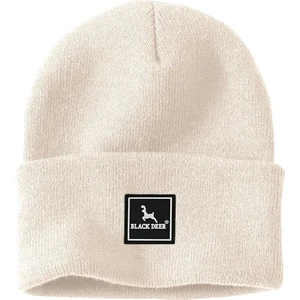 Black Deer Kışlık Bere Şapka Düz Logolu Yumuşak Triko Basic Akrilik Beanie