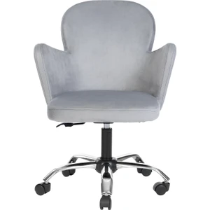Krom Metal Ayaklı Ofis Çocuk Odası Çalışma Sandalyesi (Ayarlanabilir) Kelebek