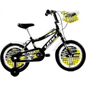 1647 Alpına-M-Bmx-V Erkek Çocuk Bisikleti 16 Jant Siyah  Sarı
