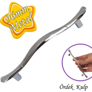 Ördek Kulp Krom 96 mm Kulp Mobilya Mutfak Dolabı Çekmece Dolap Kapak Kulpu Kulbu Metal Kulpları