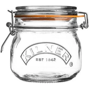 Klipsli Yuvarlak 500Ml Kavanoz