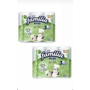 Havlu Natural Plus 6 Lı (6*2=12) Rulo