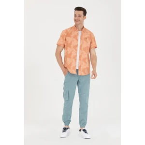 U.S. Polo Assn. Erkek Koyu Mint Pantolon (Kanvas-Chino) 50263815-VR152