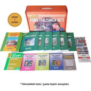 Fono Yayınları Fono Komple İtalyanca Seti Mesleki Hazırlık İçin 2533 Sayfa Sesli Kaynak