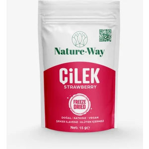 Nature Way Dondurulmuş Kurutulmuş Çilek