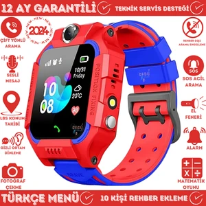 SmartBaby Q19 LBS Konumlu Akıllı Çocuk Takip Saati Sim Kartlı Arama, Kameralı, Gizli Dinleme Özellikli