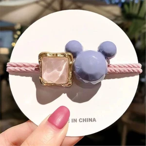 Disney Taşlı Mickey Lastik Toka-6