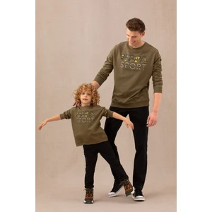 U.S. Polo Assn. Erkek Haki Sweatshirt 50270739-VR027