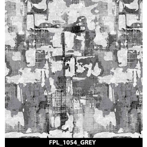 Balat Halı Raschel Carpet Geometrik Desenli Gri Kaymaz Taban Kalın Peluş Halı - Yolluk