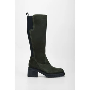 Kadın Haki Süet Deri Çizme 957 40304 Bn Cızme SK23/24