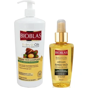 Argan Yağı Şampuanı 1000 ml + Bioblas Argan Yağlı Saç Bakım Yağı 100 ml