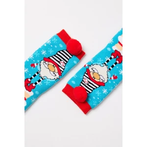 Katia & Bony Kadın Yılbaşı Temalı Soket Çorap Mavi