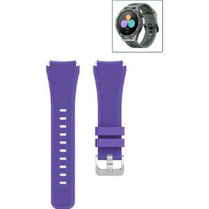 Huawei Watch Gt3 Se Akıllı Saat Uyumlu Kordon Tırtık Desenli Tokalı Silikon Kayış