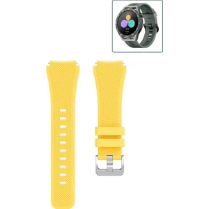 Huawei Watch Gt3 Se Akıllı Saat Uyumlu Kordon Tırtık Desenli Tokalı Silikon Kayış