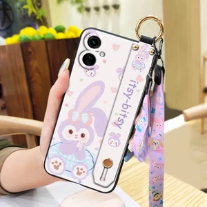 Telefon Kılıfı Tecno Camon 19 Neo Kordon Bileklikli Karikatür Telefon Kılıfı (Yurt Dışından)
