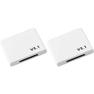 2x 30 Pin Bluetooth 5.1 Ses Alıcısı A2DP Müzik Mini Kablosuz Adaptör 30PIN Jack Analog Hoparlör Beyaz (Yurt Dışından)
