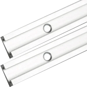 2x Alüminyum Çubuk Kaydırıcı T-Tracks Masa Testere Ölçme Çubuğu Için T-Yuvası Jig Fikstürü (500MM) (Yurt Dışından)
