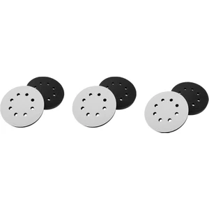 6 Adet 5 Inç (125MM) 8 Delikli Yumuşak Sünger Arayüz Pedi Zımpara Pedleri ve Pürüzlü Yüzeyler Için Cırt Cırt Zımpara Diskleri (Yurt Dışından)