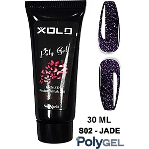 Simli Seri Glitter 30ml Polygel Protez Tırnak Oje Kalıcı Akrilik Jel Polijel Poly Gel